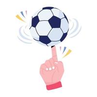 een Amerikaans voetbal bij elkaar passen vlak icoon downloaden vector