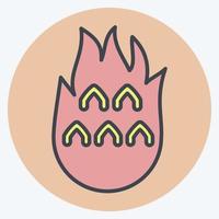 icoon draak fruit. verwant naar Thailand symbool. kleur maat stijl. gemakkelijk ontwerp bewerkbaar. gemakkelijk illustratie. gemakkelijk vector pictogrammen. wereld reizen toerisme. Thais