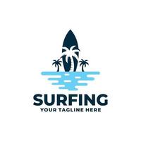 surfen logo vector