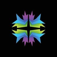 vector logo illustratie abstract helling kleurrijk stijl