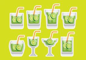 Caipirinha iconen vector