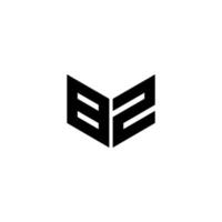 bz brief logo ontwerp met wit achtergrond in illustrator. vector logo, schoonschrift ontwerpen voor logo, poster, uitnodiging, enz.