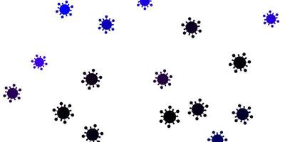 lichtroze, blauw vectormalplaatje met grieptekens. vector