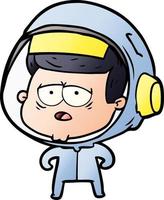 tekenfilm moe astronaut vector