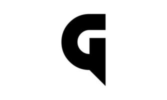 brief g logo ontwerp. eerste g brief logo ontwerp. g logo vector icoon ontwerp. g gemakkelijk logo ontwerp vrij vector sjabloon.