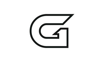 brief g logo ontwerp. eerste g brief logo ontwerp. g logo vector icoon ontwerp. g gemakkelijk logo ontwerp vrij vector sjabloon.