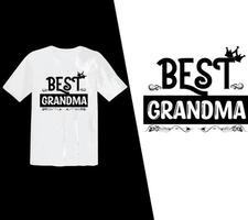 het beste grootmoeder t shirt, wereld het beste grootmoeder typografie t overhemd ontwerp, vector t shirt, oma, grootmoeder, grootouders dag, vector, afdrukken klaar t overhemd
