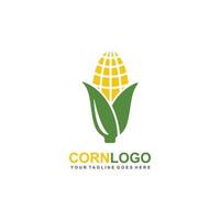 boerderij logo. maïs logo ontwerp vector