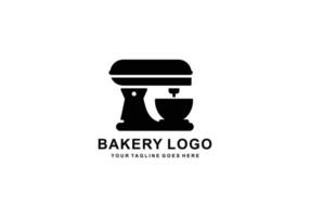 bakkerij gemakkelijk vlak logo vector