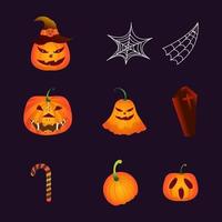 speciaal element halloween partij vector