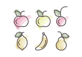 Vector Fruits Illustratie