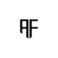 af brief logo ontwerp met wit achtergrond in illustrator. vector logo, schoonschrift ontwerpen voor logo, poster, uitnodiging, enz.