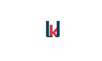 ku alfabet brieven initialen monogram logo vector