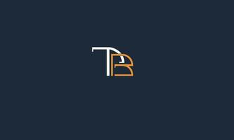 tb alfabet brieven initialen monogram logo vector