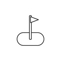 golf Cursus vector voor website symbool icoon presentatie