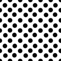 naadloos patroon zwart en wit dots vector