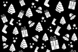 Kerstmis behang achtergrond naadloos patroon. papier kleding stof omhulsel naadloos Kerstmis. vector