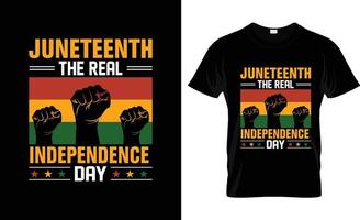 juneteenth t-shirt ontwerp, juneteenth t-shirt leuze en kleding ontwerp, juneteenth typografie, juneteenth vector, juneteenth illustratie vector