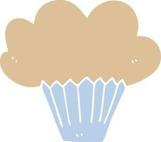 cartoon doodle muffin vector