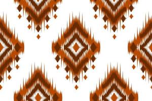 etnisch ikat naadloos patroon in stam. Amerikaans, Mexicaans stijl. aztec meetkundig ornament afdrukken. vector