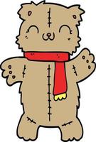 cartoon teddybeer vector