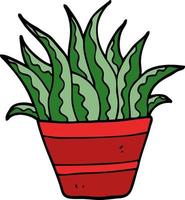 cartoon doodle kamerplant vector