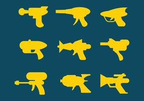 Gratis Laser Gun Pictogrammen Vector