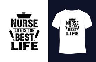 verpleegster gezegde en citaat vector t-shirt ontwerp.