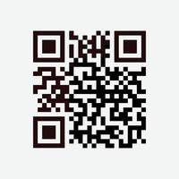 monster qr code isoleren Aan wit achtergrond. vector