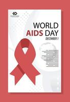 wereld Aids Dag vector