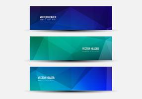 Gratis Vector Kleurrijke Headers