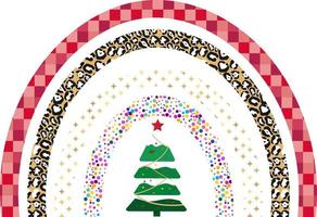 Kerstmis regenboog clip art, regenbogen clip art vector