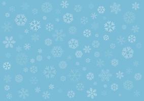 sneeuwvlokken naadloos Aan blauw achtergrond. winter vakantie thema, Kerstmis en nieuw jaar textuur. vector