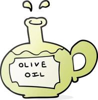 tekenfilm olijf- olie vector
