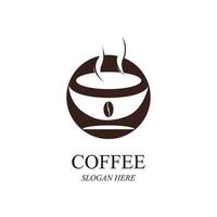 koffiekopje logo sjabloon vector