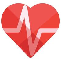 hart tarief icoon, Gezondheid thema vector