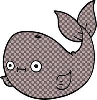 cartoon doodle walvis vector