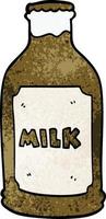tekenfilm tekening chocola melk vector