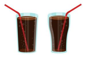 glas frisdrank vector