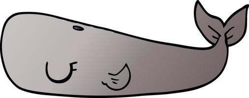 cartoon doodle walvis vector