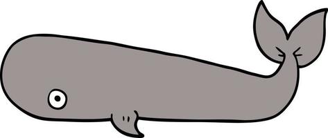 cartoon doodle walvis vector