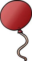 cartoon doodle ballon vector