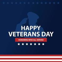 Amerika veteranen dag vector