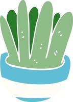 cartoon doodle kamerplant vector