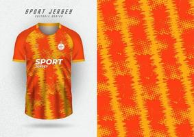 achtergrond mockup voor sport- Jersey, Sportschool shirt, rennen shirt, oranje geel strepen. vector