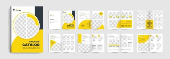 Product catalogus brochure ontwerp vector