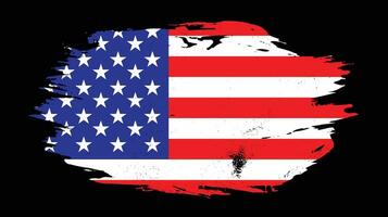 nieuw verontrust grunge stijl Amerikaans vlag vector