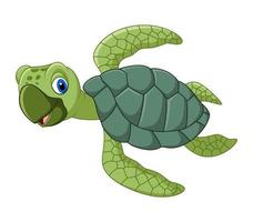 schattige schildpad cartoon vector
