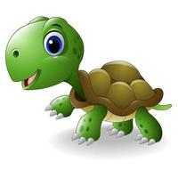 cartoon gelukkige schildpad vector