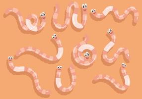 Gratis Earthworm Pictogrammen Vector